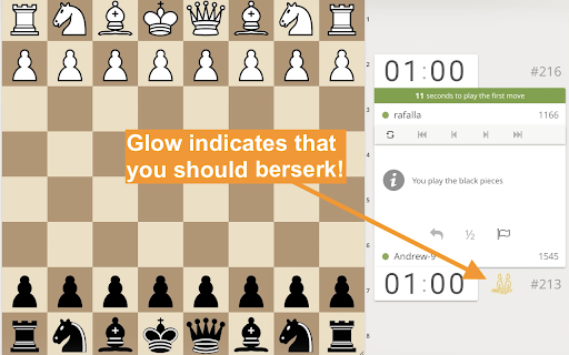 Smart Berserk | Lichess  from Chrome web store to be run with OffiDocs Chromium online