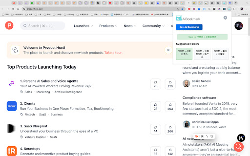 Smart Bookmark Assistant  from Chrome web store to be run with OffiDocs Chromium online