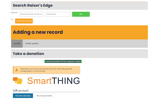 SmartCALLHANDLER  from Chrome web store to be run with OffiDocs Chromium online