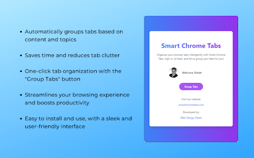Smart Chrome Tabs  from Chrome web store to be run with OffiDocs Chromium online