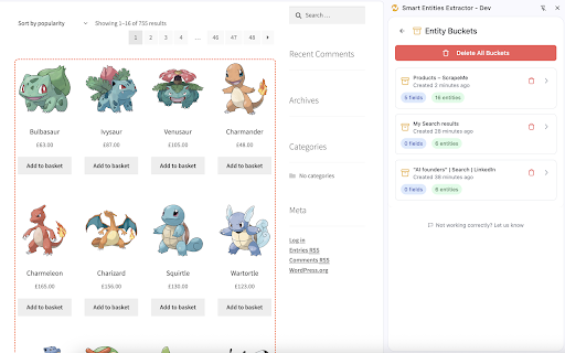 Smart Extractor AI  from Chrome web store to be run with OffiDocs Chromium online