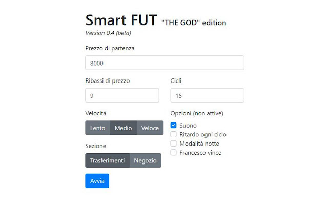 Smart FUT  from Chrome web store to be run with OffiDocs Chromium online