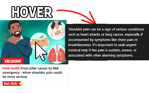 Smart Hover Reader  from Chrome web store to be run with OffiDocs Chromium online