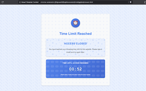 Smart Parental Control  from Chrome web store to be run with OffiDocs Chromium online