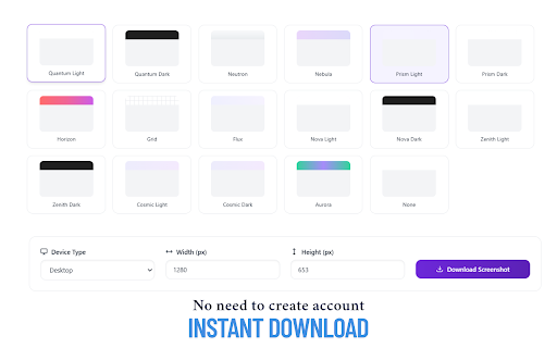 Smart Screenshots Studio  from Chrome web store to be run with OffiDocs Chromium online