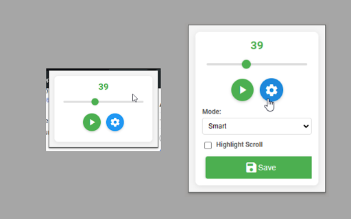Smart Scroller  from Chrome web store to be run with OffiDocs Chromium online
