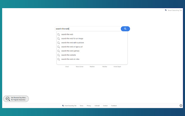 Smart Searching Tab  from Chrome web store to be run with OffiDocs Chromium online