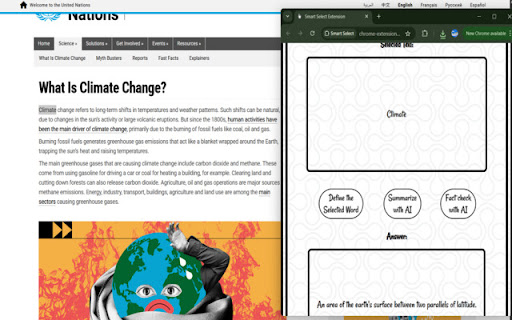 Smart Select  from Chrome web store to be run with OffiDocs Chromium online