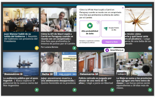 Smart Story AI SEO tool  from Chrome web store to be run with OffiDocs Chromium online
