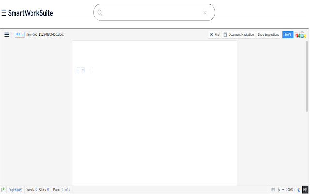 SmartWorkSuite  from Chrome web store to be run with OffiDocs Chromium online