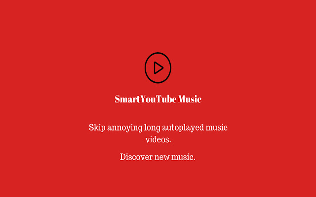 SmartYouTube Music  from Chrome web store to be run with OffiDocs Chromium online