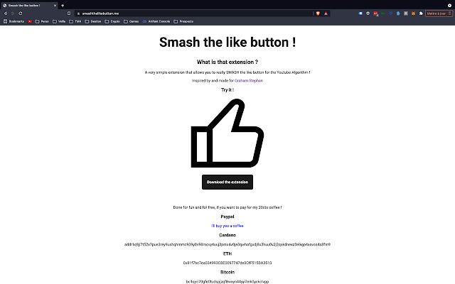 Smash !!  from Chrome web store to be run with OffiDocs Chromium online