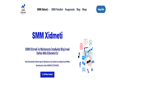SMM Xidməti Hızlı Erişim  from Chrome web store to be run with OffiDocs Chromium online