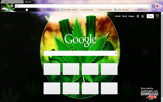 Smoking Bongs HD Theme  from Chrome web store to be run with OffiDocs Chromium online