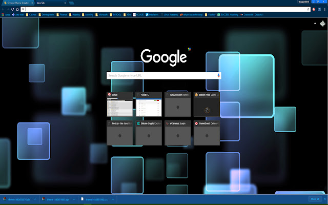 SmoothBlueBlackClean  from Chrome web store to be run with OffiDocs Chromium online