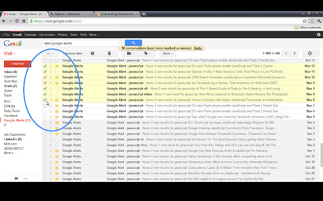 Smooth Checkbox for Gmail™  from Chrome web store to be run with OffiDocs Chromium online