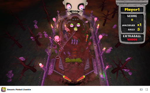 Smoots Pinball Zombie Game Experience pinball with a spooky twist!  from Chrome web store to be run with OffiDocs Chromium online