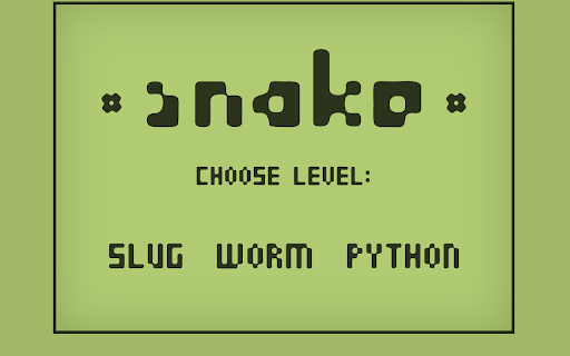 Snake Classic Game  from Chrome web store to be run with OffiDocs Chromium online