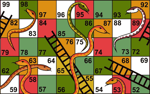 Snakes and Ladders  from Chrome web store to be run with OffiDocs Chromium online