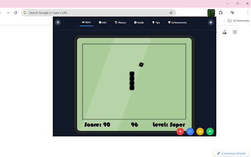 Snake Unblocked  from Chrome web store to be run with OffiDocs Chromium online