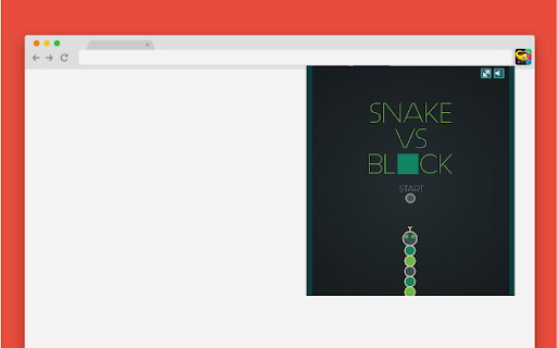 Snake vs Block  from Chrome web store to be run with OffiDocs Chromium online
