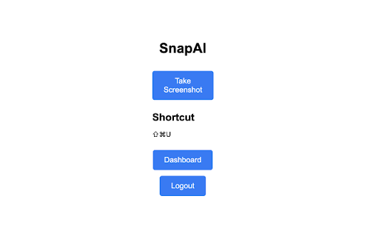 SnapAI Get instant answers from your screen  from Chrome web store to be run with OffiDocs Chromium online