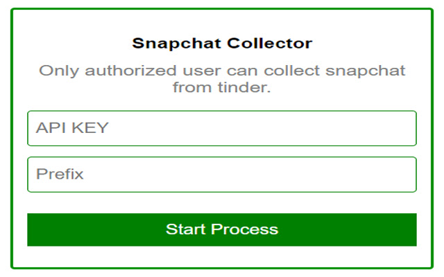 Snapchat Collector  from Chrome web store to be run with OffiDocs Chromium online