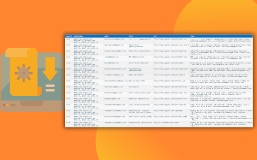 Snapchat Email Scraper  from Chrome web store to be run with OffiDocs Chromium online
