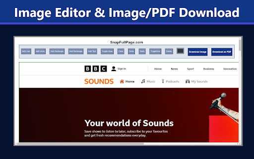 SnapFullPage Full Page Capture  Edit  from Chrome web store to be run with OffiDocs Chromium online