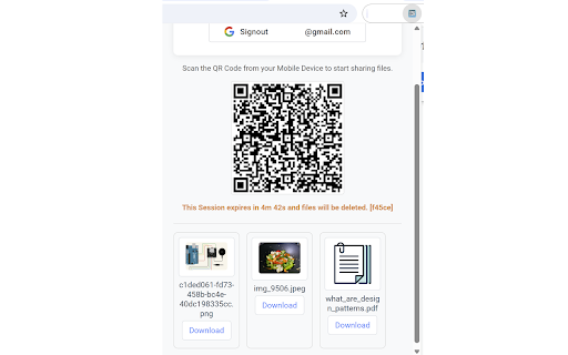 SnapiDesk: Instant Mobile to Desktop photos  file Transfers  from Chrome web store to be run with OffiDocs Chromium online