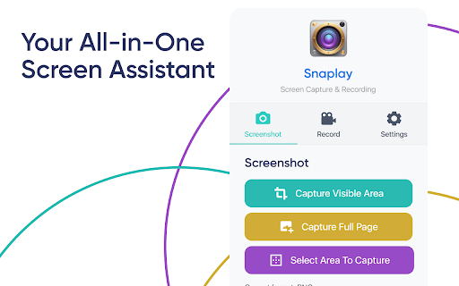 Snaplay Screen Capture  Recording  from Chrome web store to be run with OffiDocs Chromium online