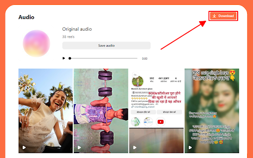 SnapVid I.G Video Downloader  from Chrome web store to be run with OffiDocs Chromium online