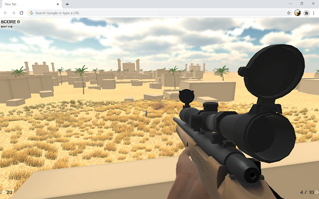 Sniper Gun Shooting Game  from Chrome web store to be run with OffiDocs Chromium online