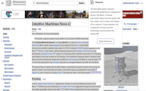 Snippets  from Chrome web store to be run with OffiDocs Chromium online