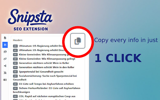 Snipsta  from Chrome web store to be run with OffiDocs Chromium online