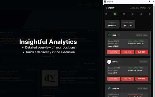 Snipurr  from Chrome web store to be run with OffiDocs Chromium online