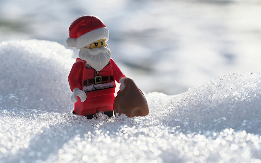 Snow and Santa Claus  from Chrome web store to be run with OffiDocs Chromium online