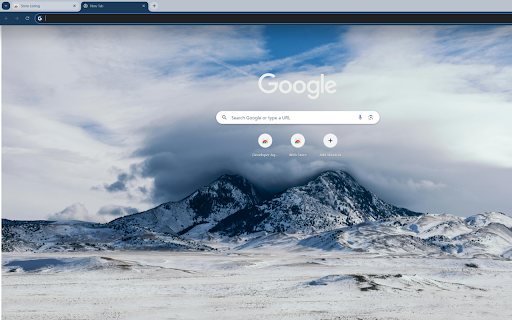 snow capped peak of Mount Mactiro shrouded in mist  from Chrome web store to be run with OffiDocs Chromium online