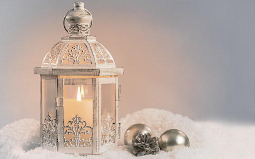 Snow crystal candles  from Chrome web store to be run with OffiDocs Chromium online