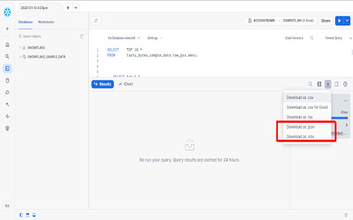 Snowflake Assistant  from Chrome web store to be run with OffiDocs Chromium online