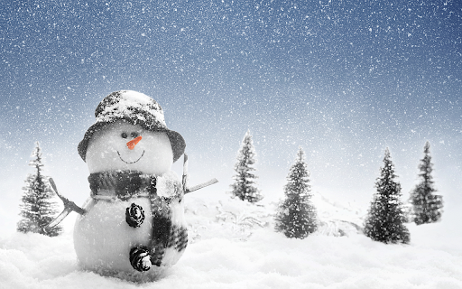 Snowman Browser Theme  from Chrome web store to be run with OffiDocs Chromium online