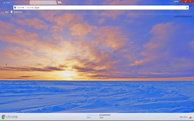 Snow Sunrise Winter  from Chrome web store to be run with OffiDocs Chromium online