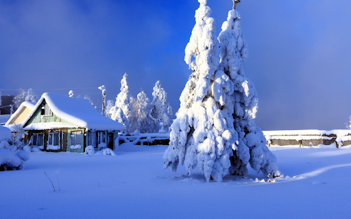 Snowy Cabin Retreat  from Chrome web store to be run with OffiDocs Chromium online