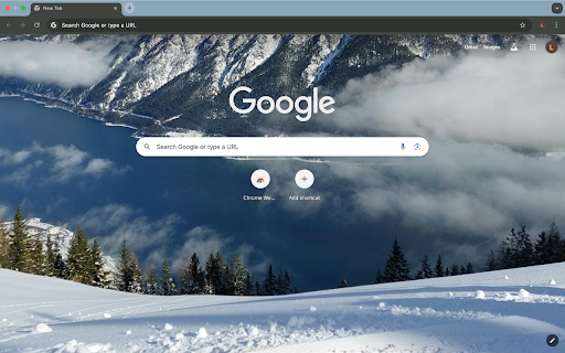 Snowy mountains and rivers  from Chrome web store to be run with OffiDocs Chromium online