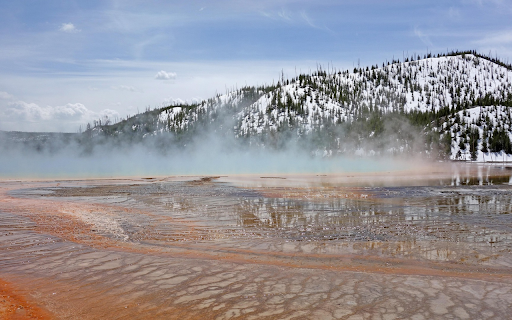 Snowy mountains melt  from Chrome web store to be run with OffiDocs Chromium online