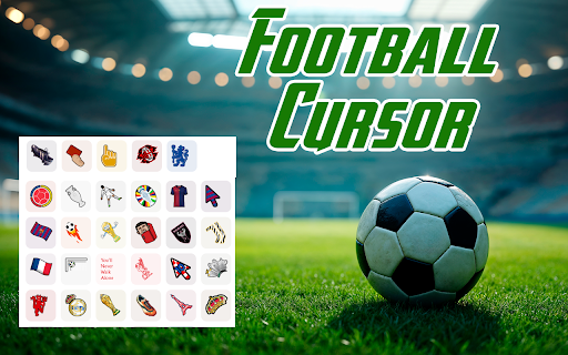 Soccer Cursor Custom Sports Cursor for Chrome  from Chrome web store to be run with OffiDocs Chromium online
