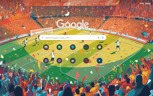 Soccer Game Art Theme  from Chrome web store to be run with OffiDocs Chromium online
