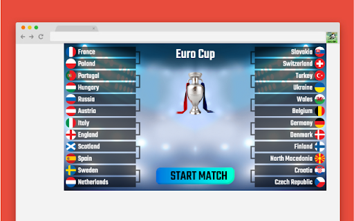 Soccer Skills Euro Cup Unblocked  from Chrome web store to be run with OffiDocs Chromium online