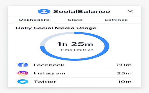 SocialBalance  from Chrome web store to be run with OffiDocs Chromium online