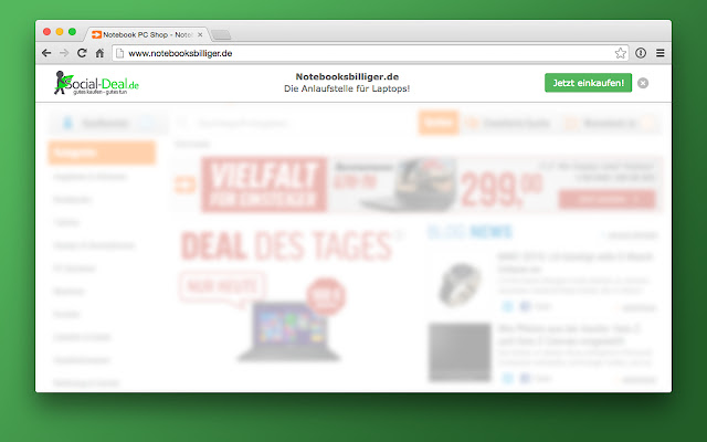 Social Deal.de Reminder  from Chrome web store to be run with OffiDocs Chromium online